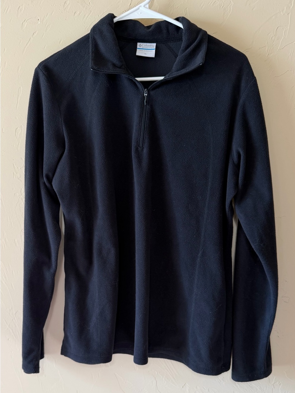 Columbia Women's Black Quarter-Zip Fleece Pullover